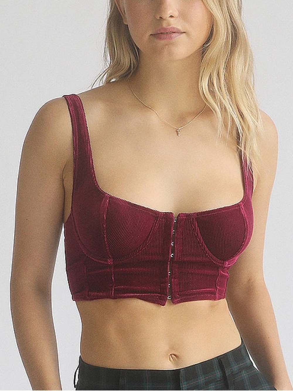 Out from Under Urban Outfitters corduroy corset bustier top women’s M medium